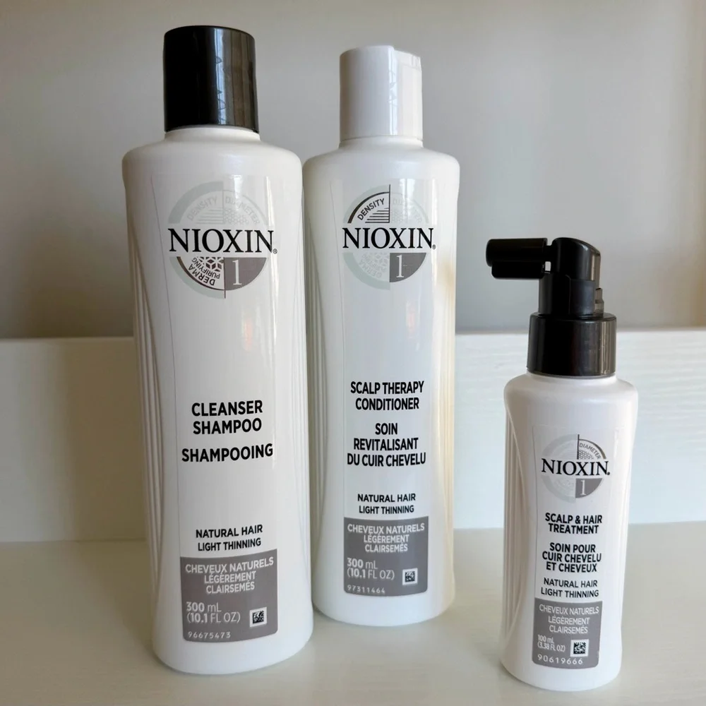 NEW! | Nioxin Hair Thickening System Kit 1 | For Natural Hair w/ Light Thinning